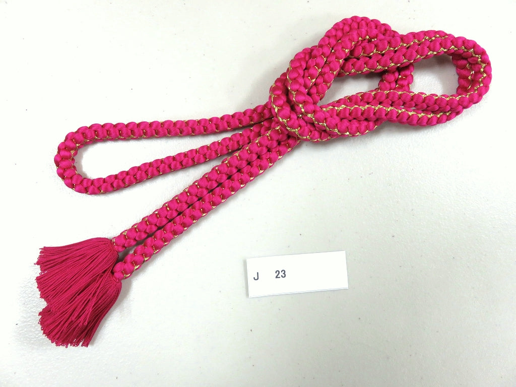 J#23 Silk Obijime Belt Tie Braided Cord 65.0in(165cm)