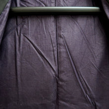 Load image into Gallery viewer, Men's Kimono Vintage(1950-1980) Black Montsuki Habutae Silk #10862E3
