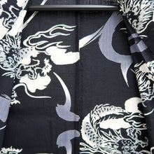 Load image into Gallery viewer, Men&#39;s Yukata Black Dragon Kansai Cotton #10358F3
