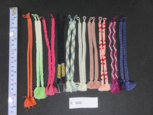 Load image into Gallery viewer, S#5222 Silk Haori Himo Flat Braid 10pcs Bundle Pack
