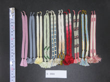 Load image into Gallery viewer, S#5503 Silk Haori Himo Flat Braid 10pcs Bundle Pack

