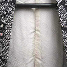 Load image into Gallery viewer, Haori Jacket Black Full Shibori Flower Silk #10699D1
