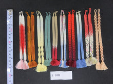 Load image into Gallery viewer, S#5323 Silk Haori Himo Flat Braid 10pcs Bundle Pack
