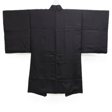 Load image into Gallery viewer, Men&#39;s Haori Vintage(1950-1980) Black Kiyomizudera Temple Silk #10409A2
