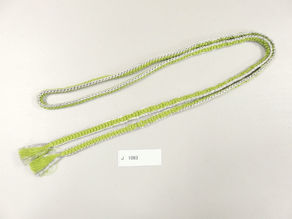 J#1083 Silk Obijime Belt Tie Braided Cord 59.1in(150cm)