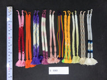 Load image into Gallery viewer, S#5383 Silk Haori Himo Flat Braid 10pcs Bundle Pack
