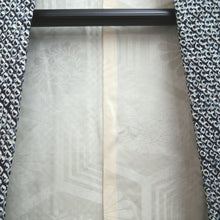 Load image into Gallery viewer, Haori Jacket Black Full Shibori Pine Tree Silk #10709D2
