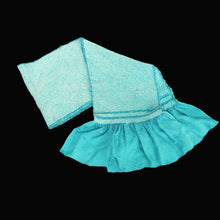 Load image into Gallery viewer, Silk Japanese Obiage Full Shibori Blue 45.7x7.5in(116x19cm) A#10011
