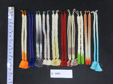 Load image into Gallery viewer, S#5403 Silk Haori Himo Flat Braid 10pcs Bundle Pack
