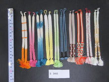 Load image into Gallery viewer, S#5443 Silk Haori Himo Flat Braid 10pcs Bundle Pack
