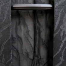 Load image into Gallery viewer, Haori Jacket Vintage(1950-1980) Black Sheer Botanical Silk #10970F3
