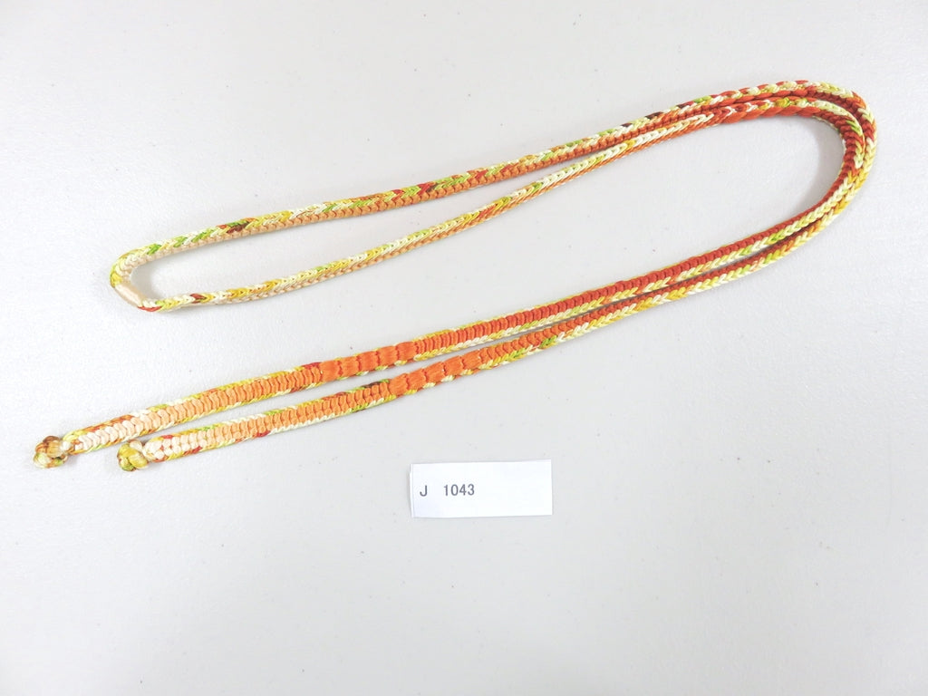 J#1043 Silk Obijime Belt Tie Braided Cord 57.1in(145cm)