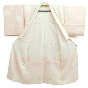 Juban Light Pink Maple Leaf Shibori Silk #10513B2