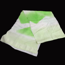 Load image into Gallery viewer, Silk Japanese Obiage Light Green 65.4x11.0in(166x28cm) A#10041
