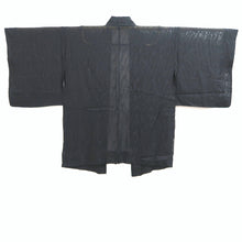 Load image into Gallery viewer, Haori Jacket Vintage(1950-1980) Black Sheer Botanical Silk #10970F3
