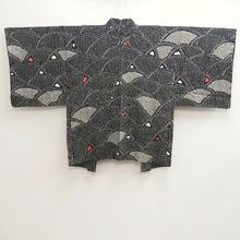 Load image into Gallery viewer, Haori Jacket Vintage(1950-1980) Black Shibori Silk #10018C3
