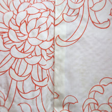 Load image into Gallery viewer, Haori Jacket Vintage(1950-1980) Light Red Full Shibori Curling Wave Silk #10569B5
