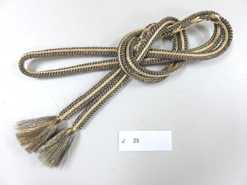 J#25 Silk Obijime Belt Tie Braided Cord 57.1in(145cm)