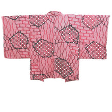Load image into Gallery viewer, Haori Jacket Vintage(1950-1980) Red Shibori Silk #10679D1
