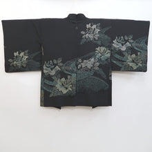 Load image into Gallery viewer, Haori Jacket Vintage(1950-1980) Black Peony Silk #10003C3
