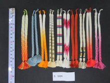 Load image into Gallery viewer, S#5324 Silk Haori Himo Flat Braid 10pcs Bundle Pack
