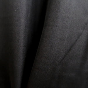 Men's Haori Black Montsuki Bamboo Silk #10435A3