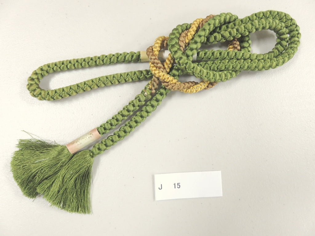 J#15 Silk Obijime Belt Tie Braided Cord 57.1in(145cm)