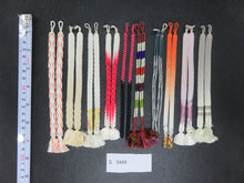 Load image into Gallery viewer, S#5444 Silk Haori Himo Flat Braid 10pcs Bundle Pack
