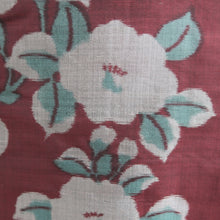 Load image into Gallery viewer, Haori Jacket Vintage(1920-1950) Wine red Meisen Peony Silk #11000F5
