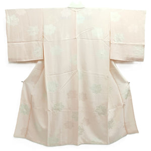 Juban Light Pink Maple Leaf Shibori Silk #10513B2