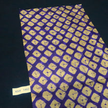 Load image into Gallery viewer, KK1462A1 Silk Kimono Fabric Vintage(Pre-1920) Shibori Purple 73.6x12.6in(187x32cm)
