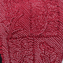Load image into Gallery viewer, Silk Japanese Obiage Shibori Red 50.4x5.5in(128x14cm) A#10002

