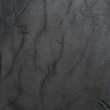 Load image into Gallery viewer, Haori Jacket Vintage(1950-1980) Black Sheer Botanical Silk #10970F3
