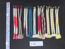 Load image into Gallery viewer, S#5185 Silk Haori Himo Flat Braid 10pcs Bundle Pack
