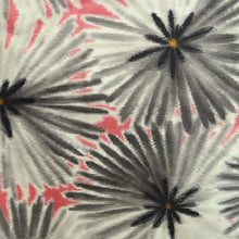 Load image into Gallery viewer, Haori Jacket Vintage(1920-1950) Gray Reddish Pink Meisen Chrysanthemum Silk #11040A3
