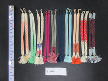 Load image into Gallery viewer, S#5465 Silk Haori Himo Flat Braid 10pcs Bundle Pack
