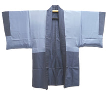 Load image into Gallery viewer, Men's Haori Vintage(1950-1980) Blue Black Tiger Silk #10647C4
