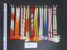 Load image into Gallery viewer, S#5445 Silk Haori Himo Flat Braid 10pcs Bundle Pack
