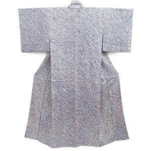 Kimono Blue Shibori Silk #10530B3