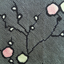 Load image into Gallery viewer, Haori Jacket Vintage(1950-1980) Black Full Shibori Ume Branch Silk #10830E2
