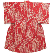 Load image into Gallery viewer, Juban Vintage(1920-1950) Red Shidare Ume Silk #10376F4
