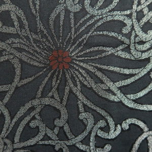 Haori Jacket Vintage(1950-1980) Black Silver Rangiku Silk #10183D5