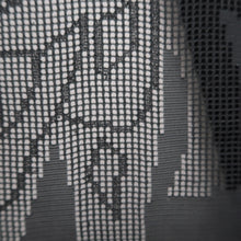 Load image into Gallery viewer, Haori Jacket Vintage(1950-1980) Black See-Through Rangiku Silk #10228E2

