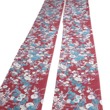 Load image into Gallery viewer, CC1006C1 Silk 8pcs Bundle Kimono Fabric White Orange 55.1x5.9in(140x15cm)
