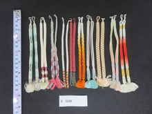 Load image into Gallery viewer, S#5246 Silk Haori Himo Flat Braid 10pcs Bundle Pack
