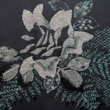 Load image into Gallery viewer, Haori Jacket Vintage(1950-1980) Black Peony Silk #10003C3
