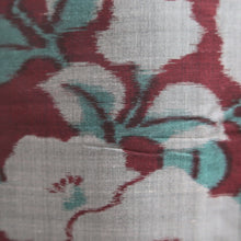 Load image into Gallery viewer, Haori Jacket Vintage(1920-1950) Wine red Meisen Peony Silk #11000F5
