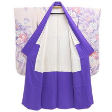 Load image into Gallery viewer, Furisode Pale Pink Peony Peacock Silk #10561B4
