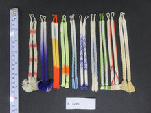 Load image into Gallery viewer, S#5226 Silk Haori Himo Flat Braid 10pcs Bundle Pack

