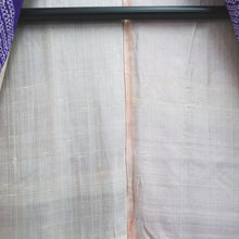 Load image into Gallery viewer, Kimono Vintage(1950-1980) Purple Shibori Yabane Silk #10263E4
